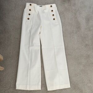 NWOT ANN TAYLOR crop wide leg dress pant